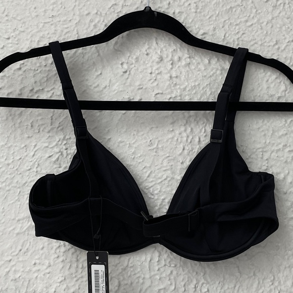 CUUP ‘The Plunge’ Swim Bikini Top in Black - Picture 10 of 11